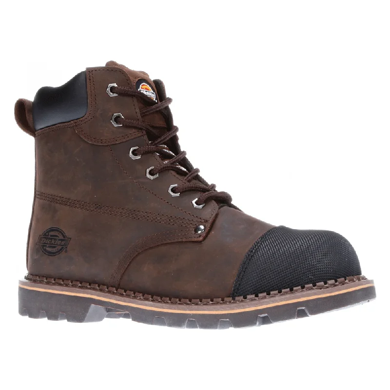 Men's work & safety boots with a cushioned midsole for comfortDickies Crawford Leather Steel Toe Safety Work Boot (FD9210) Various Colours