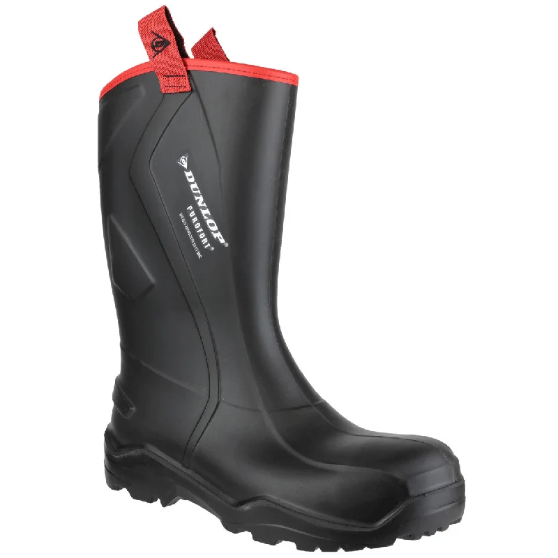 Men's ESD (electro - static discharge) work & safety boots for cleanroom environmentsDunlop Purofort+ Rugged Safety Wellingtons