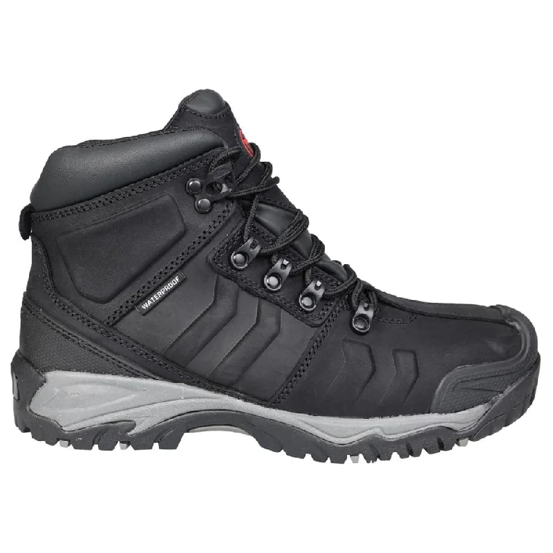 Men's water - repellent leather work & safety boots for outdoor workFort FF112 Deben Waterproof Safety Work Boots