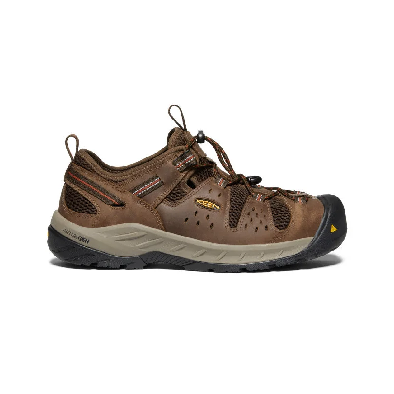 Men's ESD (electro - static discharge) work & safety boots for cleanroom environmentsMen's Atlanta Cool II (Steel Toe)  |  Shitake/Rust