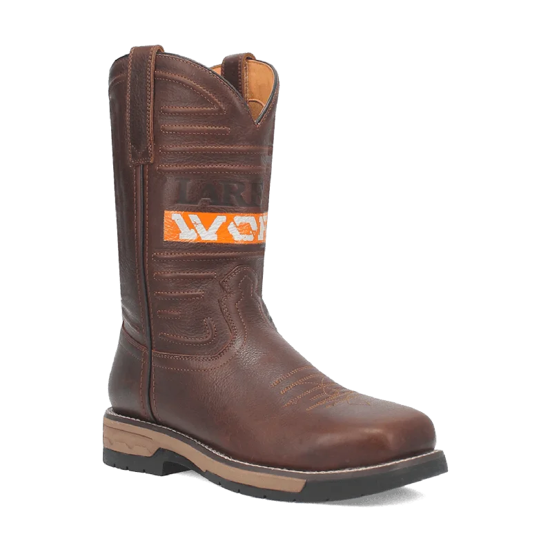 Men's waterproof steel - toe work & safety boots for wet environmentsWORKHORSE STEEL TOE LEATHER BOOT