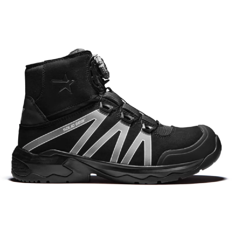 Men's work & safety boots with a moisture - wicking lining for dry feetSolid Gear SG81006 Onyx Lightweight Fiberglass Toe Cap Safety Boot