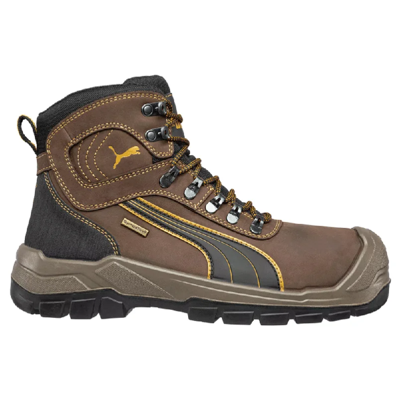 Men's electrical - hazard resistant work & safety boots with composite toePuma Sierra Nevada MID S3 WR HRO SRC Safety Work Boot