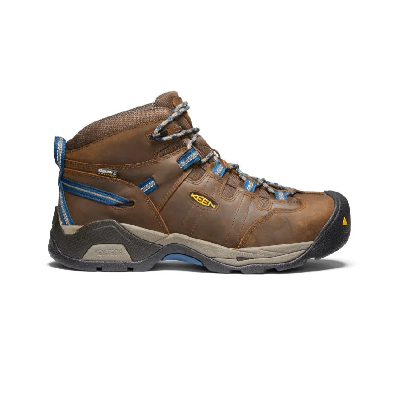 Men's work & safety boots with a moisture - wicking lining for dry feetMen's Detroit XT Waterproof Boot (Steel Toe) | Cascade Brown/Orion Blue Men's work & safety boots with a moisture - wicking lining for dry feetMen's Detroit XT Waterproof Boot (Steel Toe) | Cascade Brown/Orion Blue