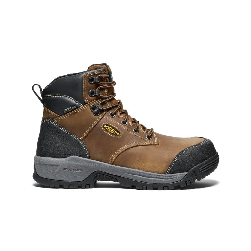 Men's work & safety boots with a chemical - resistant rubber soleMen's Evanston 6" Insulated Waterproof Boot (Carbon Toe) | Bison/Black Men's work & safety boots with a chemical - resistant rubber soleMen's Evanston 6" Insulated Waterproof Boot (Carbon Toe) | Bison/Black