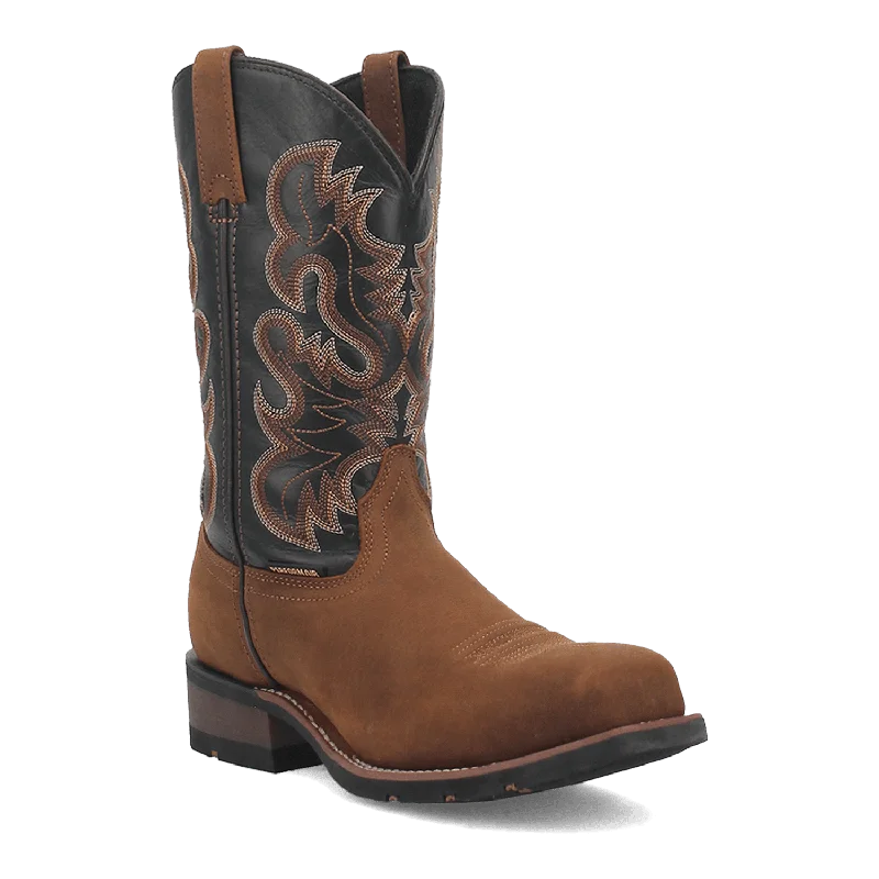 Men's water - repellent leather work & safety boots for outdoor workROCKWELL LEATHER BOOT