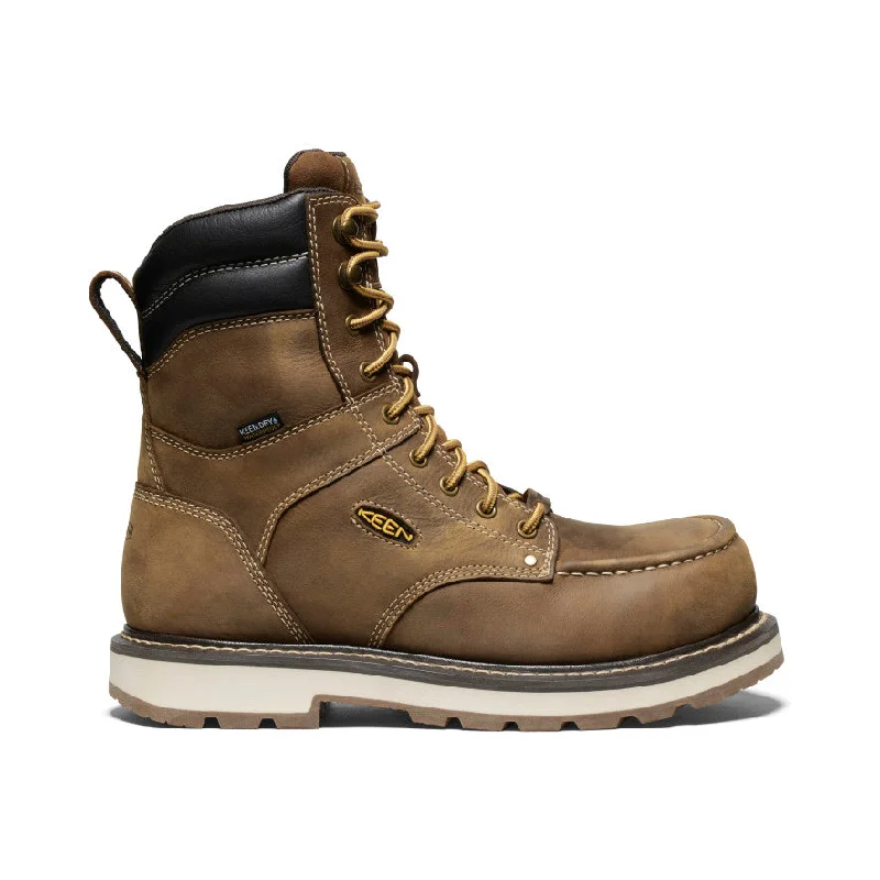 Men's anti - static work & safety boots for electronics industryMen's Cincinnati 8" Waterproof 90° Heel Boot (Carbon Toe)  |  Belgian/Sandshell