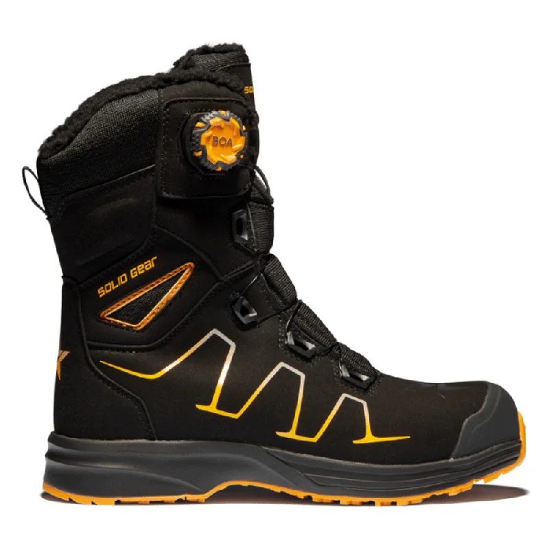 Men's metatarsal guard work & safety boots for heavy - duty tasksSolid Gear SG61004 Shore Safety Toe Cap Lined Work Boot