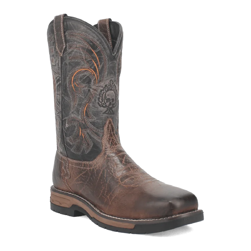 Men's carbon fiber toe work & safety boots for lightweight protectionHAWKE STEEL TOE LEATHER BOOT