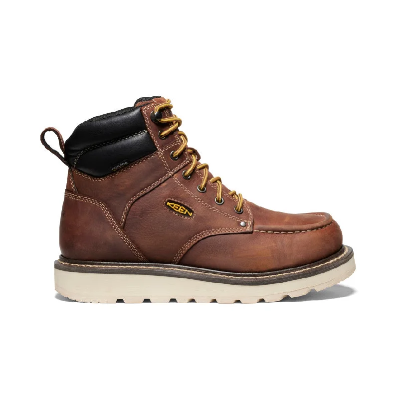 Men's insulated work & safety boots for cold - climate workMen's Cincinnati 6" Waterproof Boot (Soft Toe)  |  Tuscan Red/Sandshell