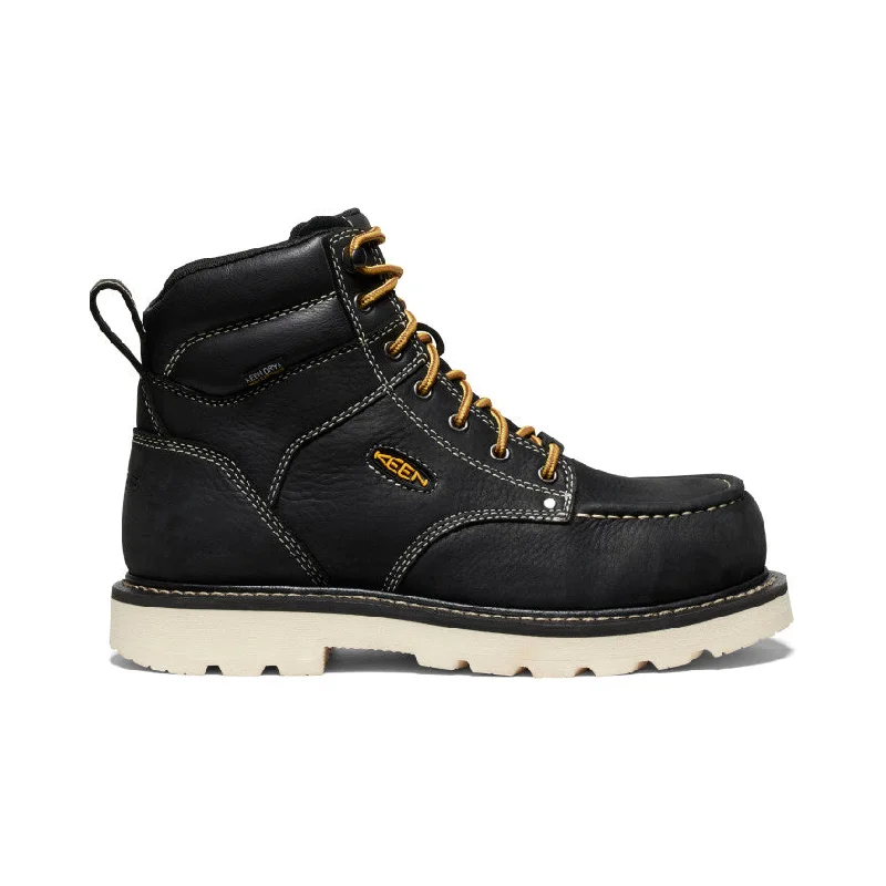 Men's insulated work & safety boots for cold - climate workMen's Cincinnati 6" Waterproof 90° Heel Boot (Carbon Toe)  |  Black/Sandshell