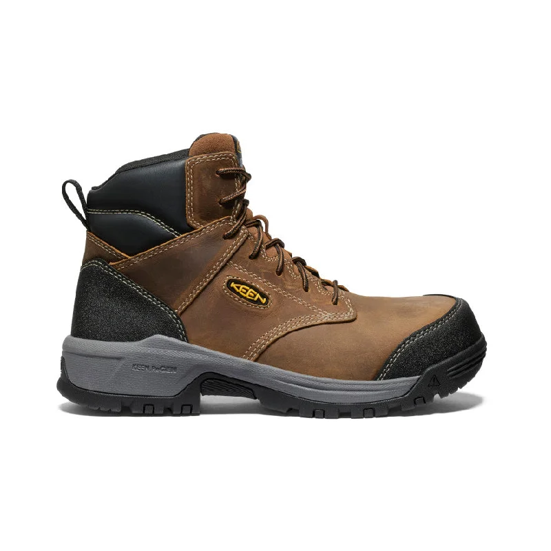 Men's work & safety boots with a reinforced heel counter for stabilityMen's Evanston 6" ESD Boot (Carbon Toe) | Bison/Black Men's work & safety boots with a reinforced heel counter for stabilityMen's Evanston 6" ESD Boot (Carbon Toe) | Bison/Black