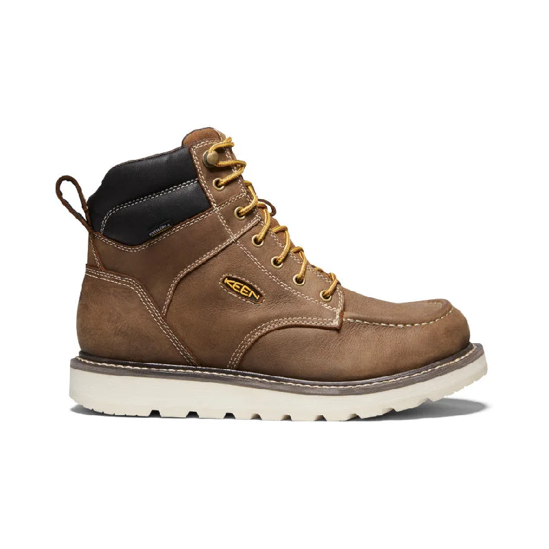 Men's slip - resistant work & safety boots for oily surfacesMen's Cincinnati 6" Waterproof Boot (Soft Toe)  |  Belgian/Sandshell