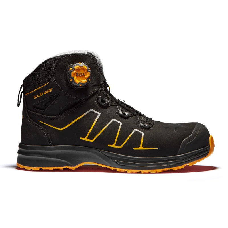 Men's work & safety boots with a reflective strip for low - light visibilitySolid Gear SG61005 Reckon Safety Work Boot