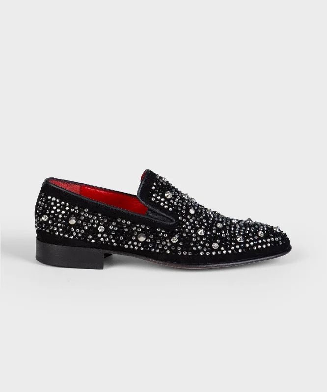 Men's loafers with a smooth leather finish Men's loafers with a smooth leather finish Suede With Stones