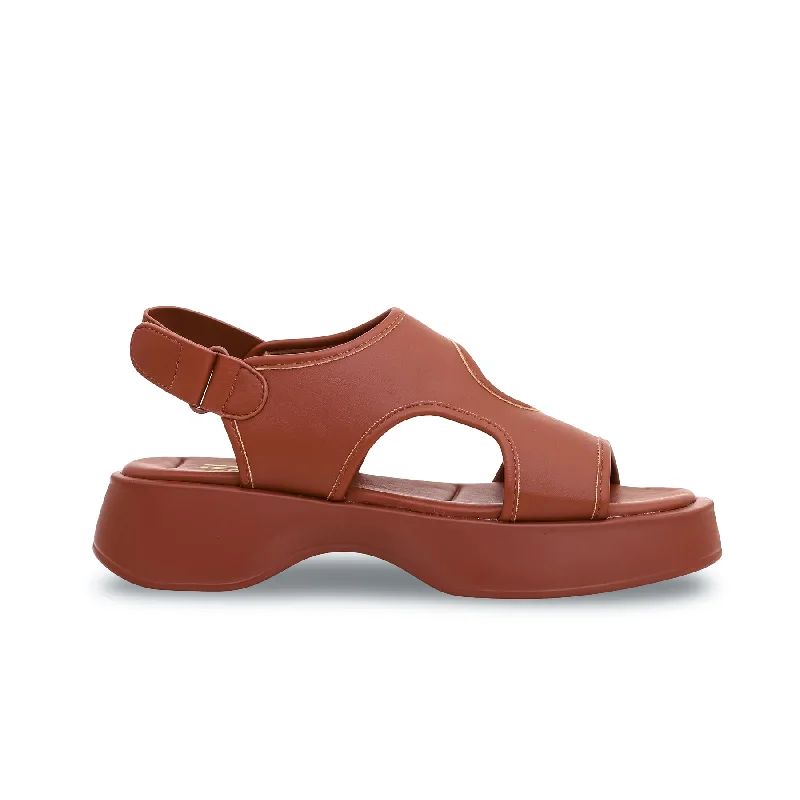 Men's sandals with a contrast stitching detail Men's sandals with a contrast stitching detail Tan Formal Sandal PU4010