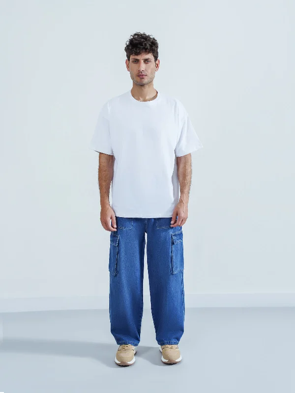 Men's sandals with a buckle closure Men's sandals with a buckle closure "ALAINA" Comfort Drop Shoulder T-Shirt