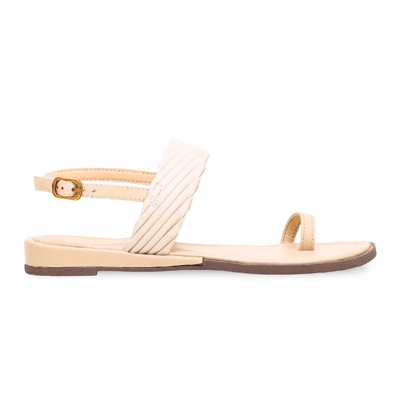 Men's sandals with a durable outer sole Men's sandals with a durable outer sole Beige Formal Sandal FR5335