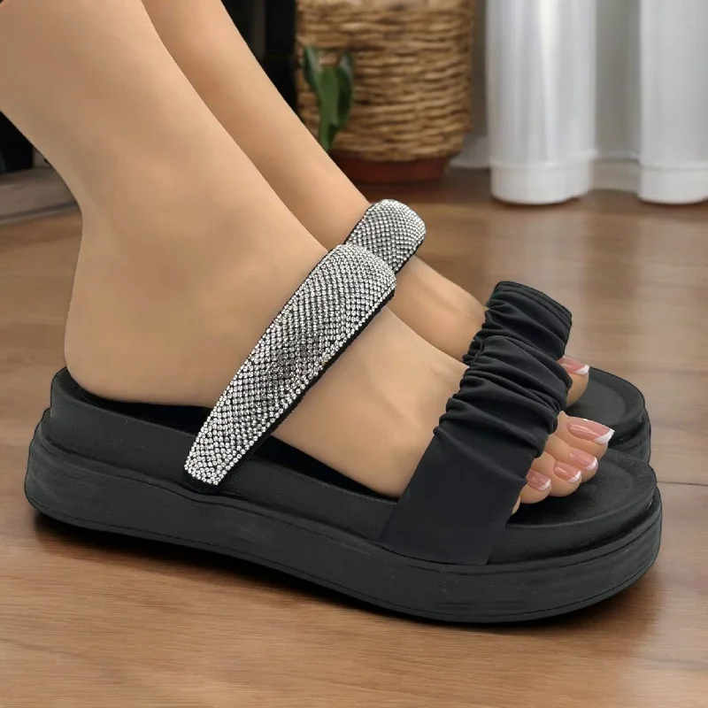 Men's slippers with a Velcro closure for easy on and off A10 2 strap Comfy