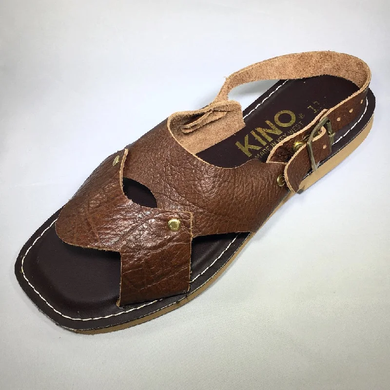 Men's sandals with a padded heel Men's sandals with a padded heel Mens Backstrap