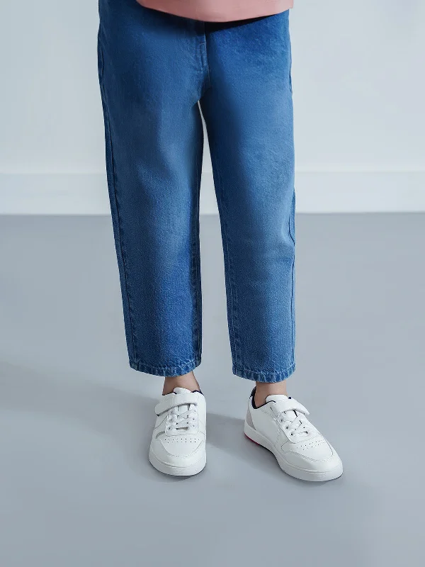 Men's sandals with a wide strap for support Men's sandals with a wide strap for support "DIMAIA" High-Quality Mom Fit Denim Pant