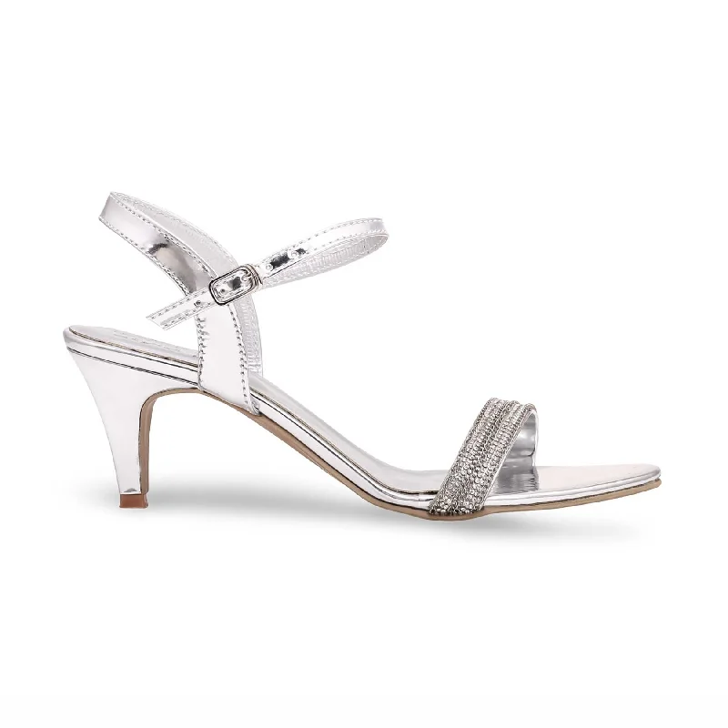 Men's sandals with a cushioned footbed Men's sandals with a cushioned footbed Silver Fancy Sandal FN5888