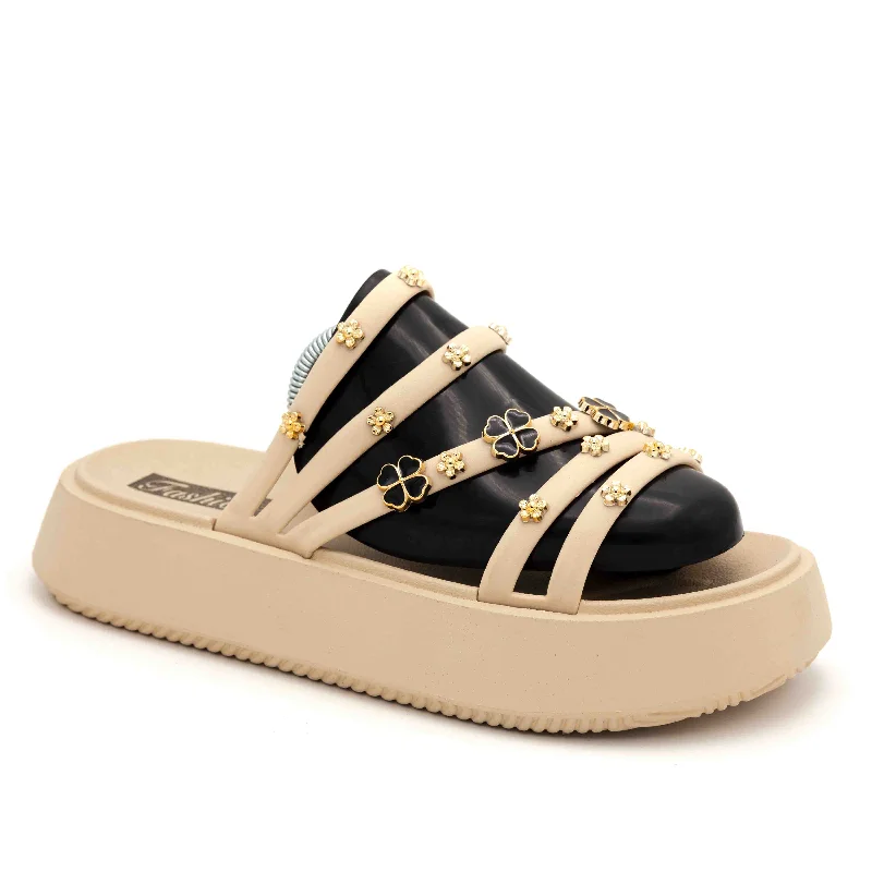 Men's slippers with a logo patch on the side Mocato comfy slipper