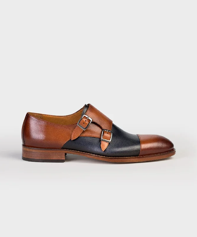 Men's loafers with a removable insole for cleaning Men's loafers with a removable insole for cleaning Double Monk Shoes