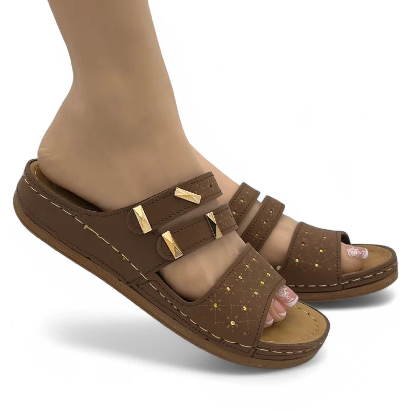 Men's slippers with a shock - absorbing midsole M091 slipper
