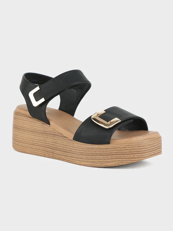 Men's sandals with a decorative buckle or charm Men's sandals with a decorative buckle or charm Womens "TIEN" Comfy Casual Sandals