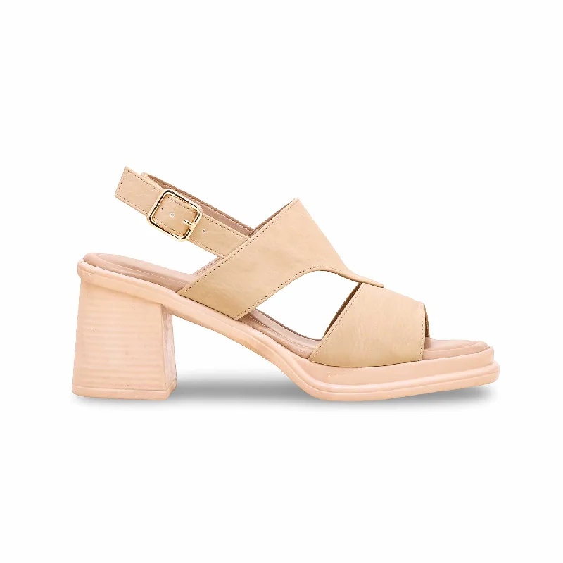 Men's sandals with a shock - absorbing insole Men's sandals with a shock - absorbing insole Beige Formal Sandal PU0411