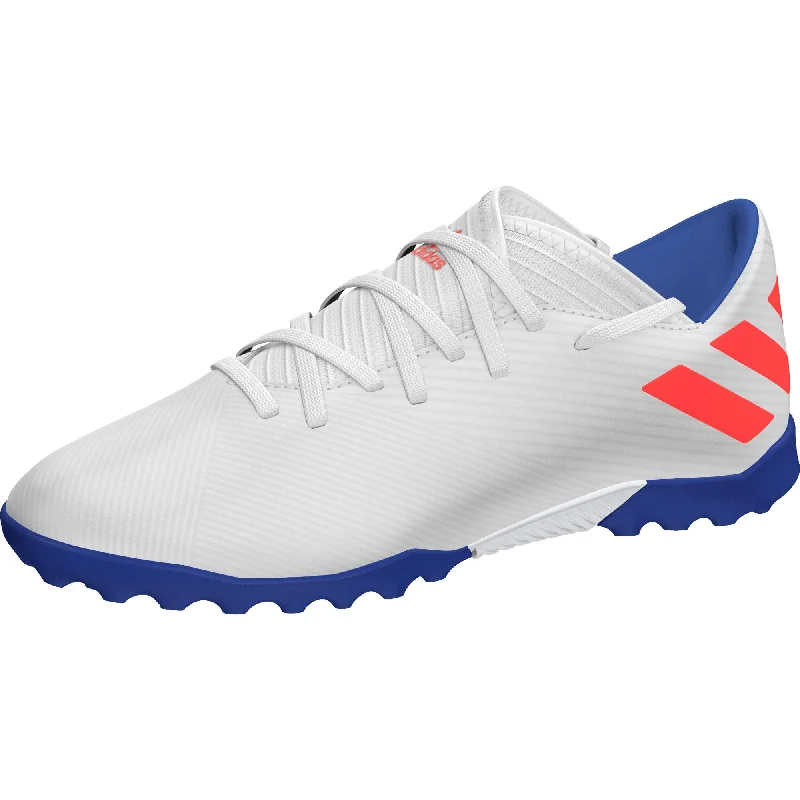 Men's sandals with a leather lining for comfort Men's sandals with a leather lining for comfort adidas Nemeziz Messi 19.3 TF J Kids Weiss Blau