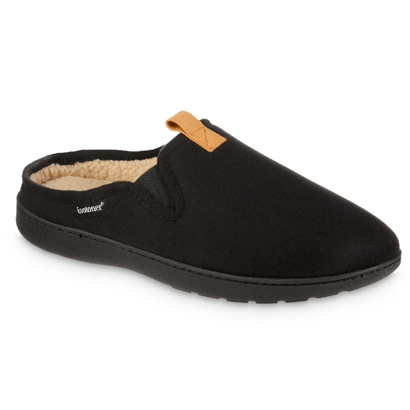 Men's slippers with a decorative pom - pom or tassel Men's Advanced Memory Foam Microsuede Vincent Clog Slippers