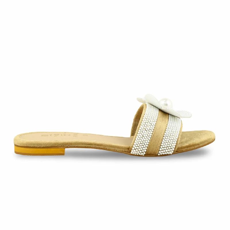 Men's slippers with a breathable fabric upper Golden Fancy Slipper For Women FN7895