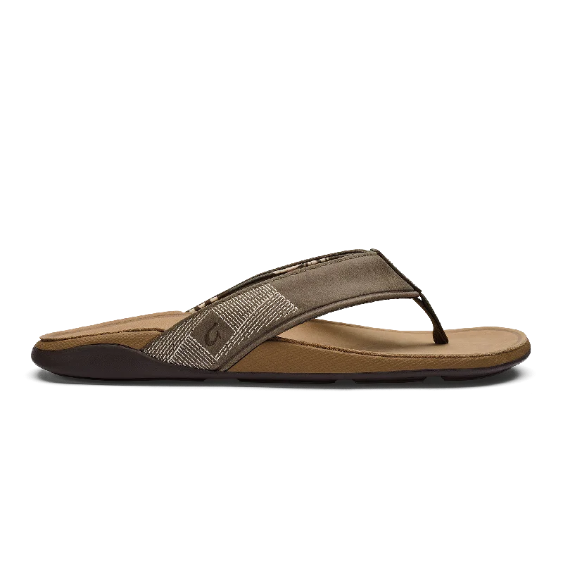 Men's sandals with a pointed toe for a stylish look Men's sandals with a pointed toe for a stylish look Tuahine - Hunter / Golden Sand
