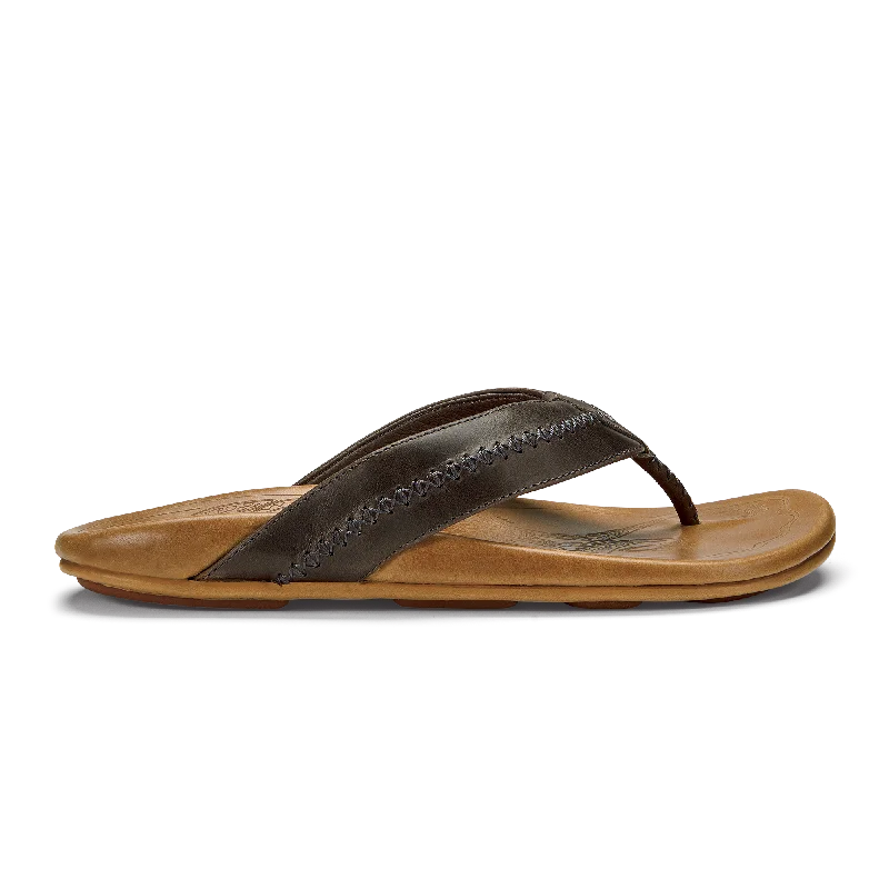 Men's sandals with a buckle closure Men's sandals with a buckle closure Mea Ola - Charcoal / Fox