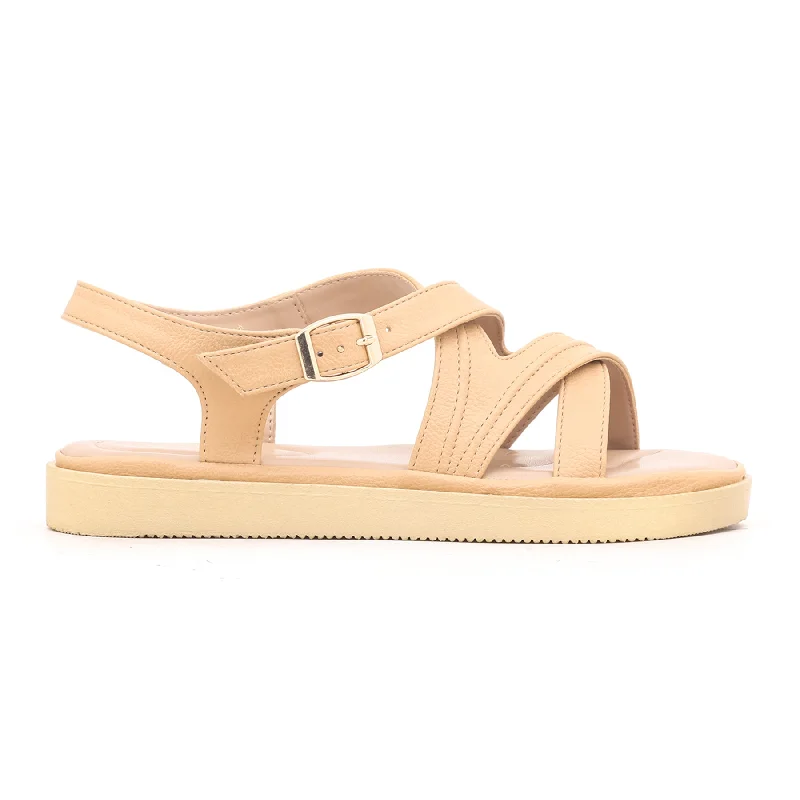Men's sandals with a shock - absorbing insole Men's sandals with a shock - absorbing insole Beige Casual Sandal CL3977