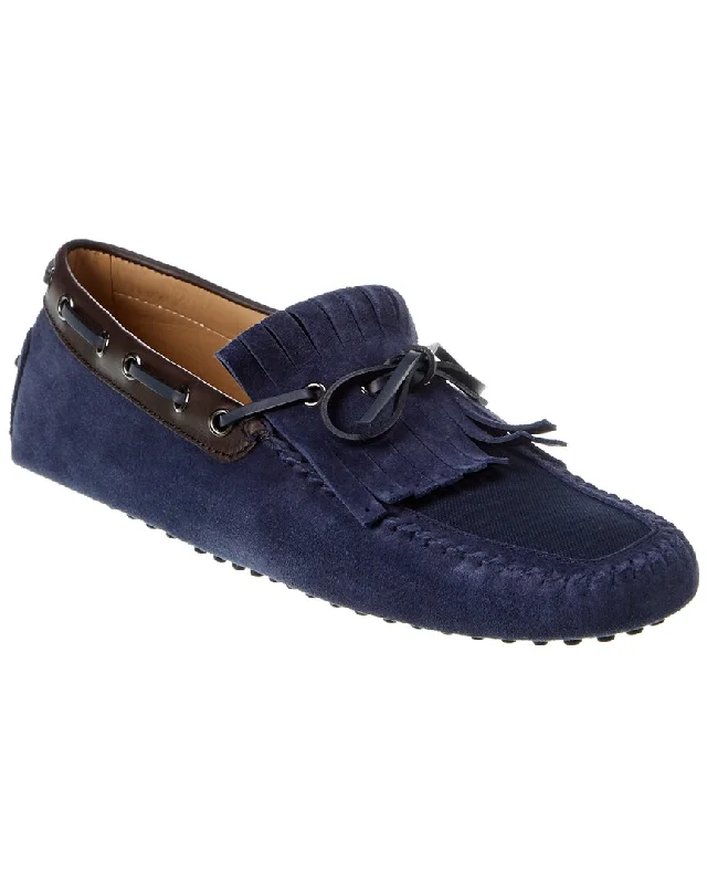 Men's loafers with a smooth leather finish Men's loafers with a smooth leather finish TOD’s Suede Moccasin