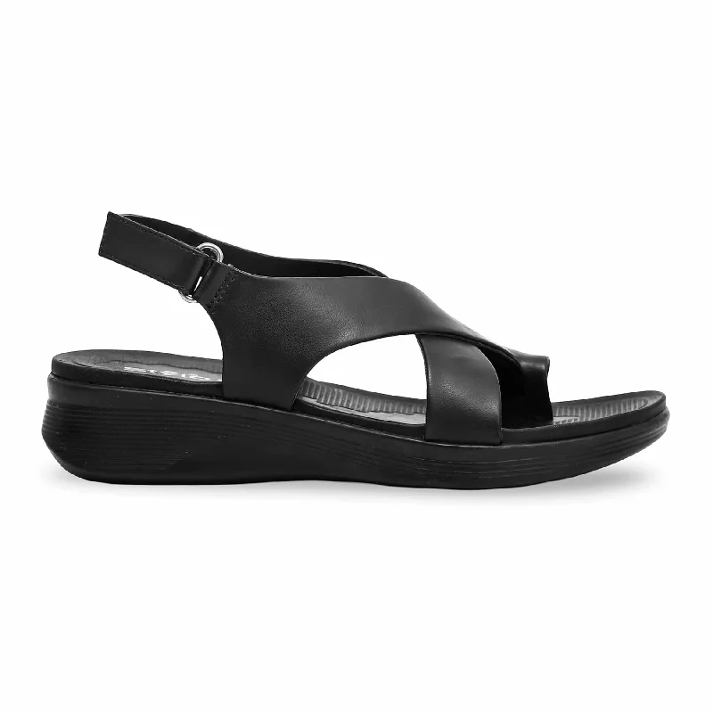 Men's sandals with a removable insole for cleaning Men's sandals with a removable insole for cleaning Black Formal Sandal PU0224