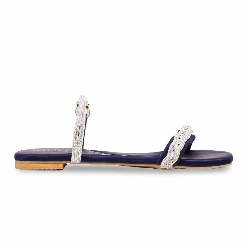 Flip - flop style men's sandals for beach wear Flip - flop style men's sandals for beach wear Blue Fancy Sandal FN5915