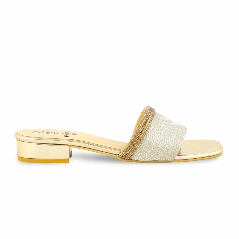 Men's slippers with a stretchy side panel for a better fit Golden Fancy Slipper FN7911