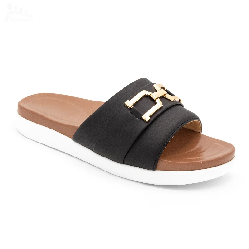 Men's slippers with a padded collar for comfort M0157 slipper