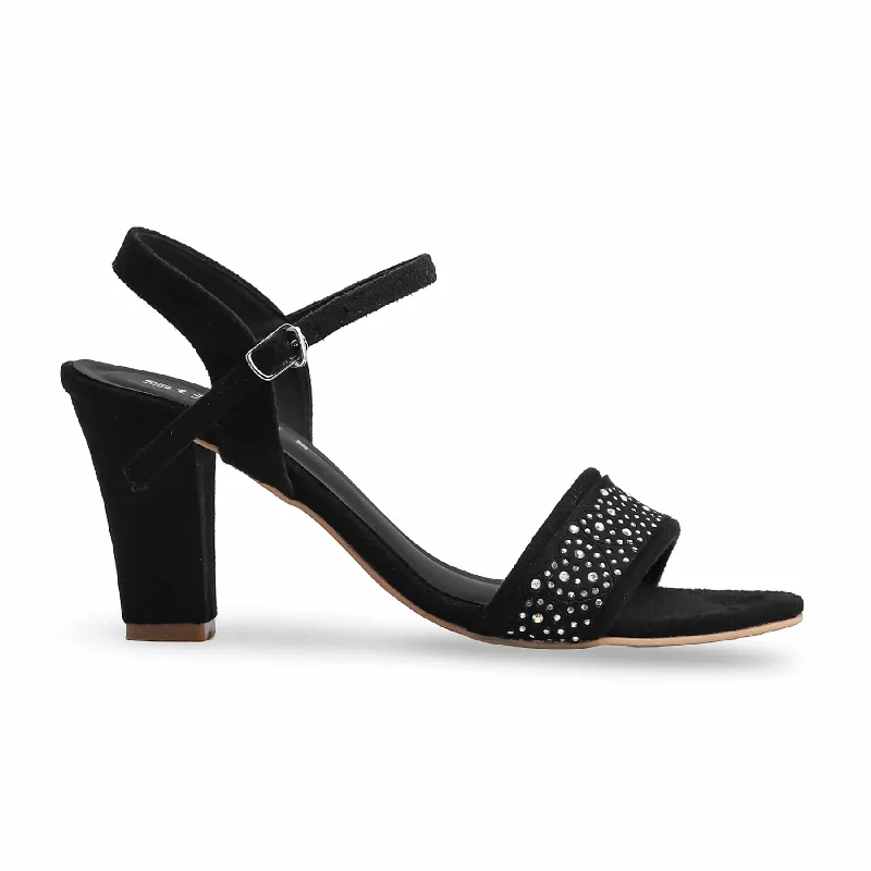 Men's sandals with a stretchy strap for a better fit Men's sandals with a stretchy strap for a better fit Black Formal Sandal FR5427