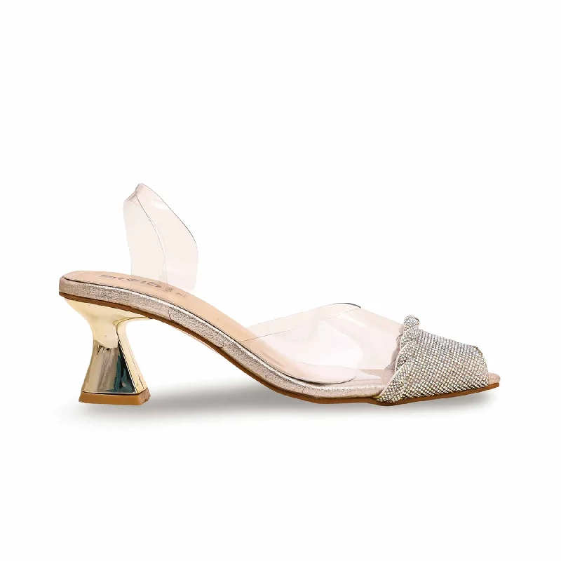Men's sandals with a padded heel Men's sandals with a padded heel Golden Fancy Sandal FN5969