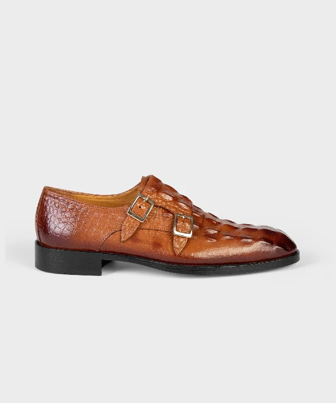 Men's loafers with a perforated leather upper for ventilation Men's loafers with a perforated leather upper for ventilation Embossed Loafer