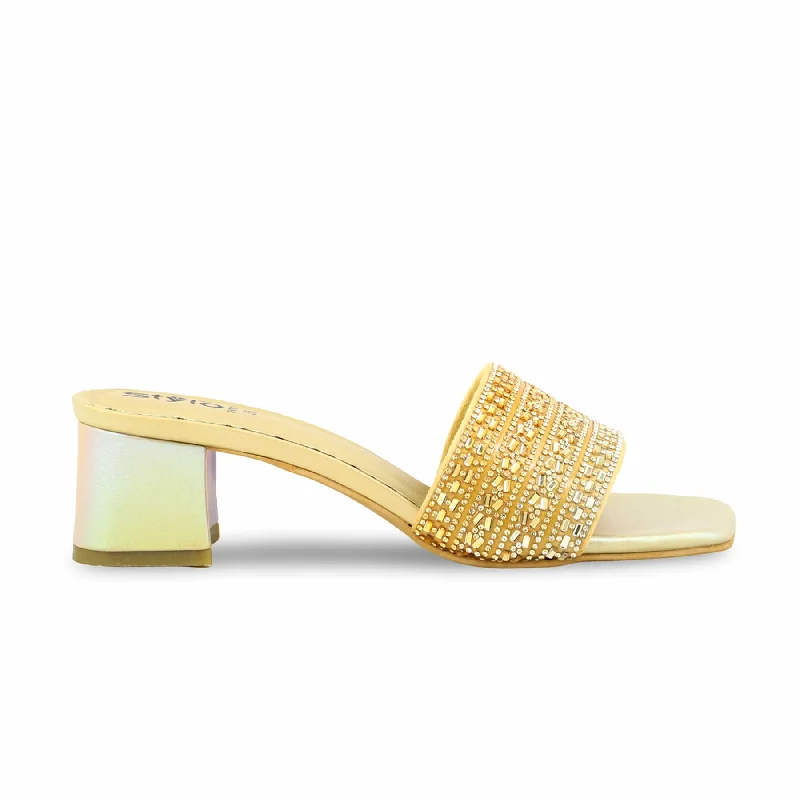 Men's slippers with a padded collar for comfort Golden Fancy Slipper FN7922