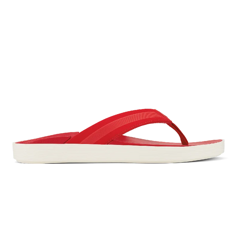 Men's sandals with a buckle closure Men's sandals with a buckle closure Leeward - Red Lava