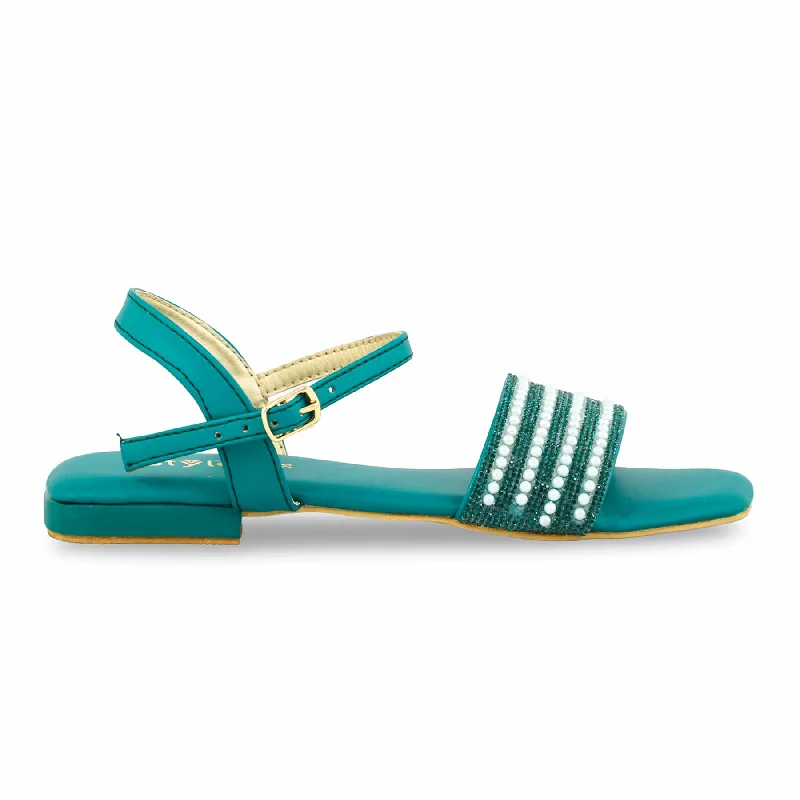 Men's leather sandals with an adjustable strap Men's leather sandals with an adjustable strap Green Fancy Sandal FN6069