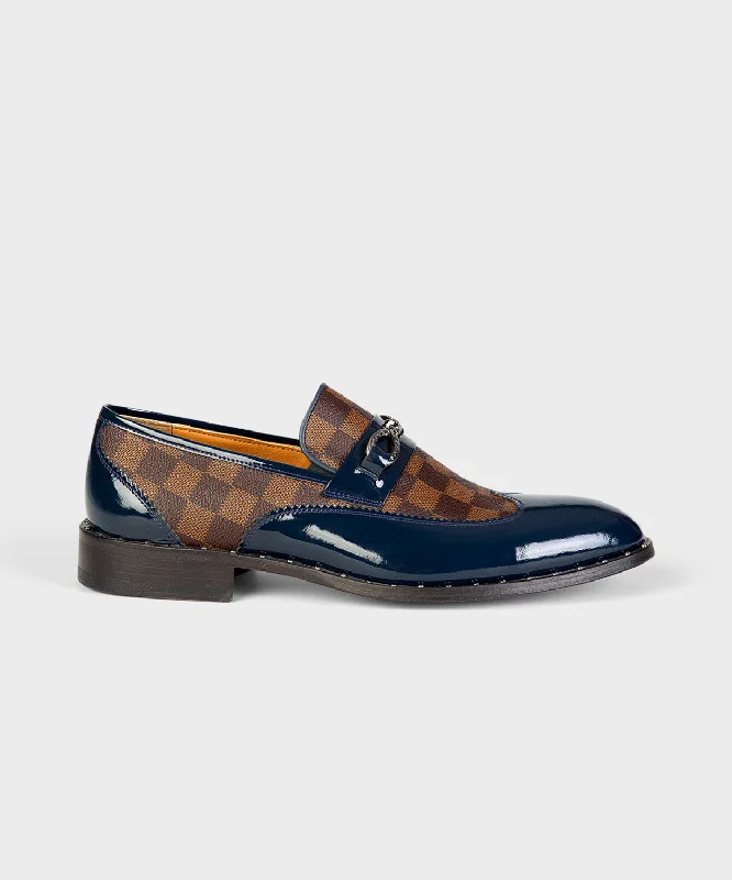 Men's loafers with a cushioned footbed Men's loafers with a cushioned footbed Checkered Loafers