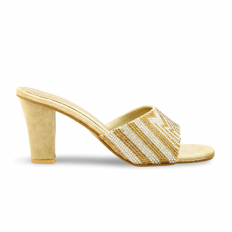 Men's slippers with a logo patch on the side Golden Fancy Slipper FN7918
